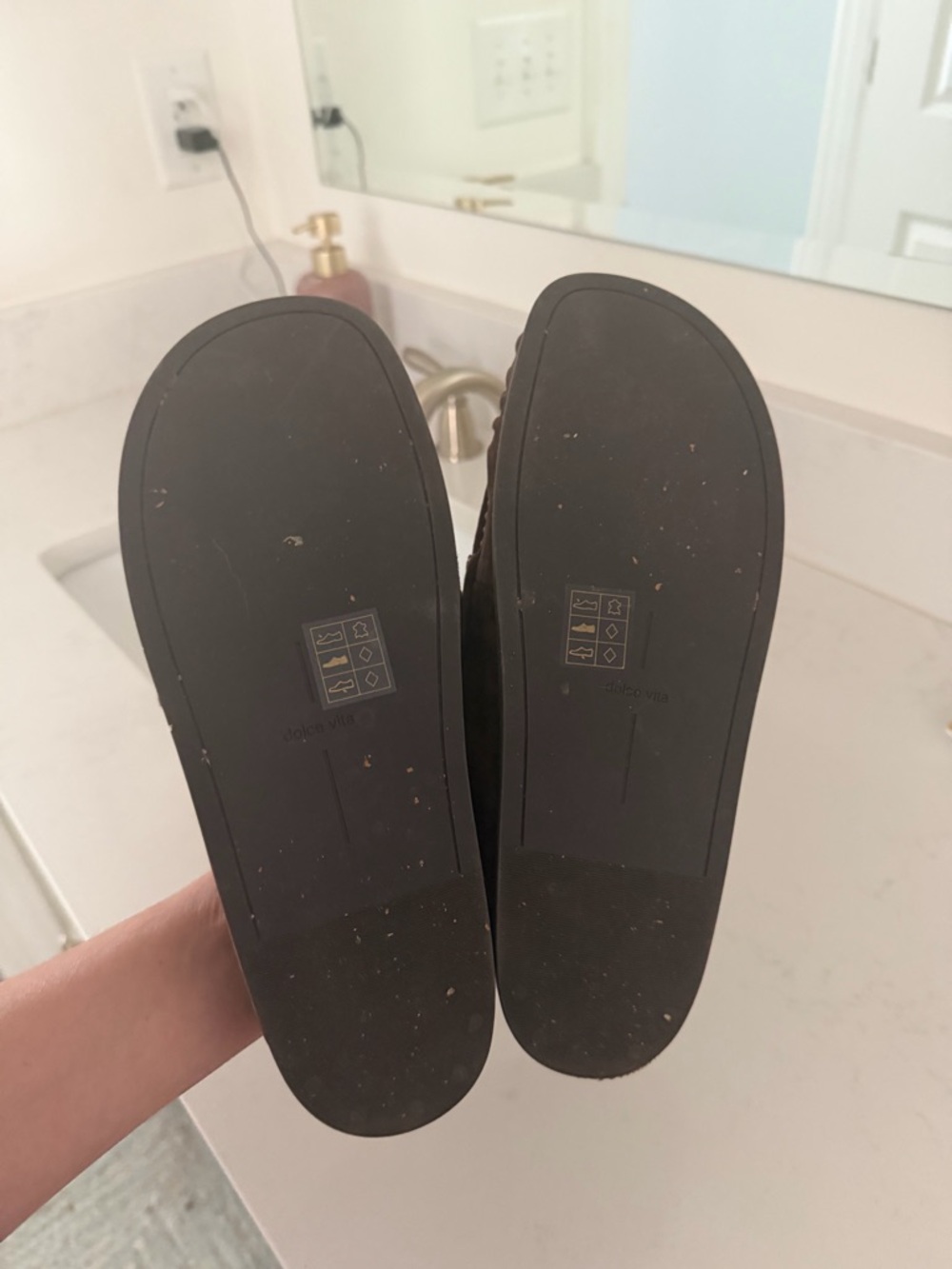 Dolce Vita Jodero Suede Mule Slide Flats - Picture 3 of 3